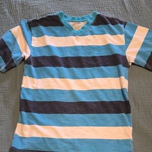 Faded Glory V-Neck T-Shirt Boys Size L (10/12)